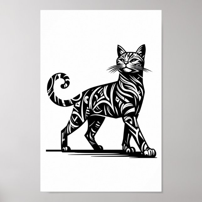 Tribal Feline Swagger Poster (Front)