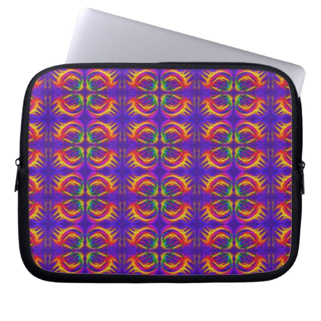 Tribal Fiery Laptop Sleeve (Front)