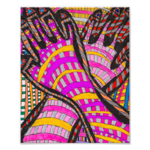 Tribal Fingerprints Print