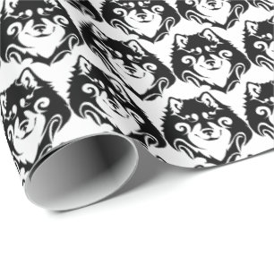 TRIBAL Finnish Lapphunnd gift wrap- Wrapping Paper