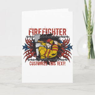 Tribal Firefighter Card