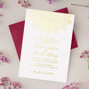 Tribal Folk Country Culture Crest Mandala Wedding