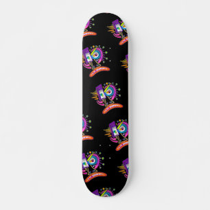 TRIBAL FROWNIE EMOJI MEEMOGIE SKATEBOARD