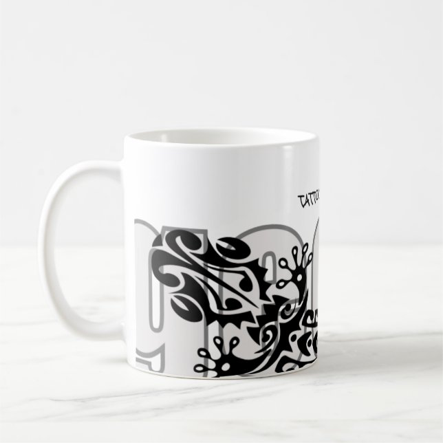 Tribal Gecko  mug (Left)