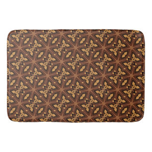 Tribal Geometric Bath Mat