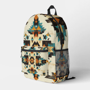 Tribal Geometric Pattern Backpack