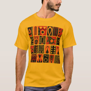 Tribal Geometric Pattern T-Shirt