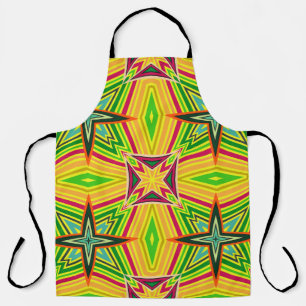 Tribal geometric vintage pattern. Seamless ethnic Apron