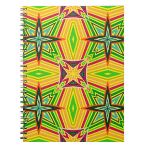 Tribal geometric vintage pattern. Seamless ethnic Notebook
