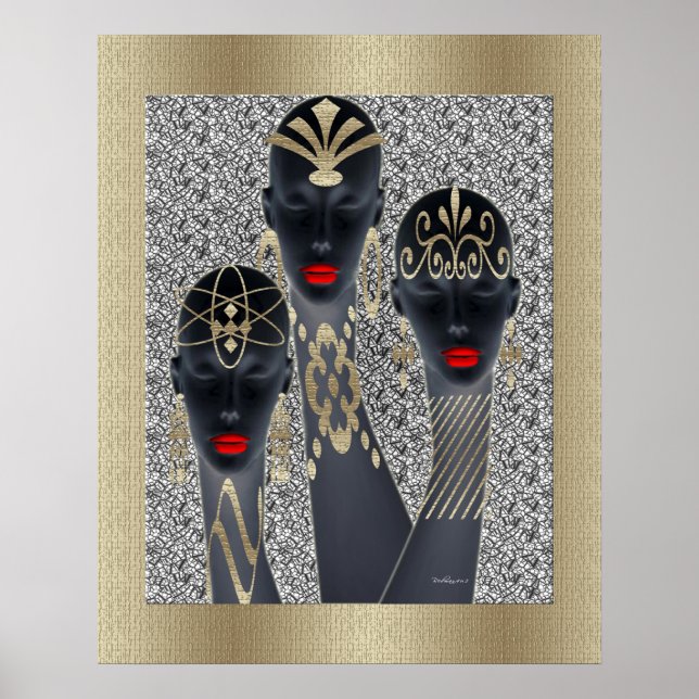Tribal Glamor Divas Poster (Front)