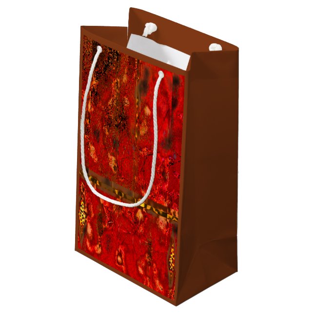 "Tribal Glow" (Small) Gift Bag (Back Angled)