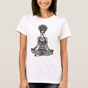 Tribal Goddess Art – Spiritual Meditation Ethnic  T-Shirt