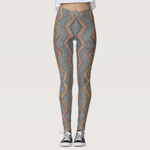 Tribal Grey Leggings