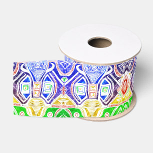 Tribal Grosgrain Ribbon