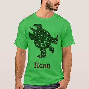 Tribal Hawaiian Green Sea Turtle T-Shirt