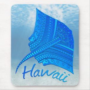 Tribal Hawaiian Stingray Mouse Mat