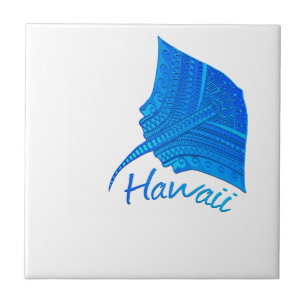 Tribal Hawaiian Stingray Tile