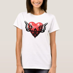 Tribal Heart Long Sleeve T-Shirt