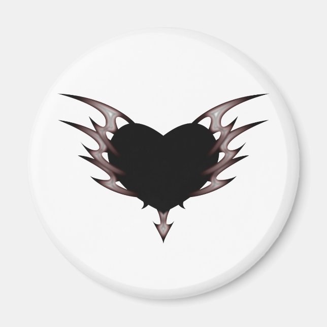 tribal heart magnet (Front)