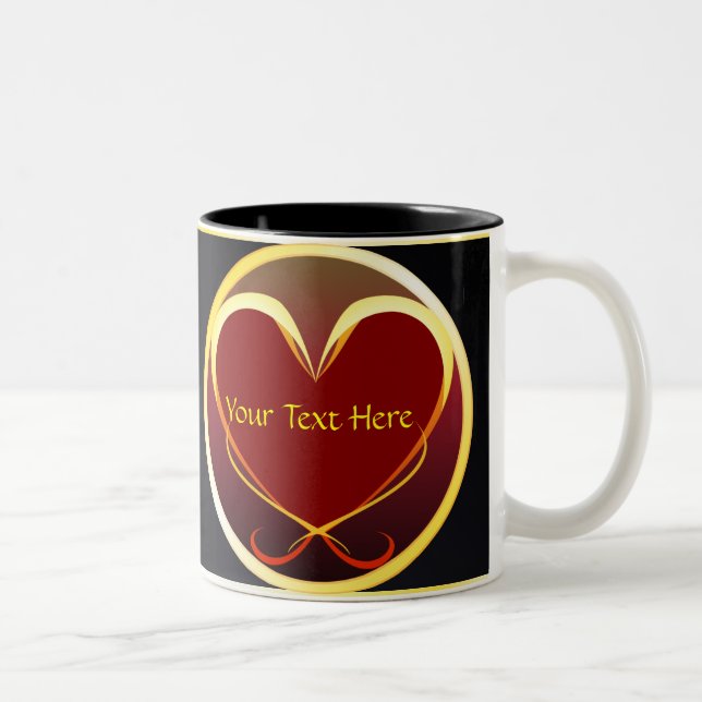 Tribal Heart Mug (Right)