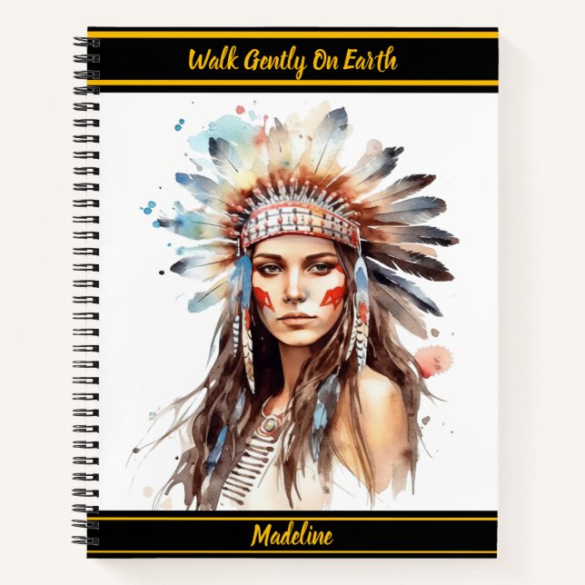 Tribal Heritage Diary: Bold Design Notebook (Front)