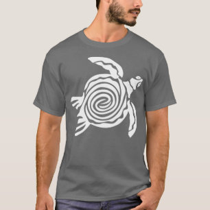 Tribal Hippie Ocean Turtle Design T-Shirt
