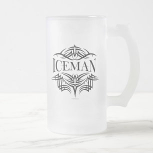 Tribal Hockey Iceman (plain) Frosted Glass Beer Mu Mug