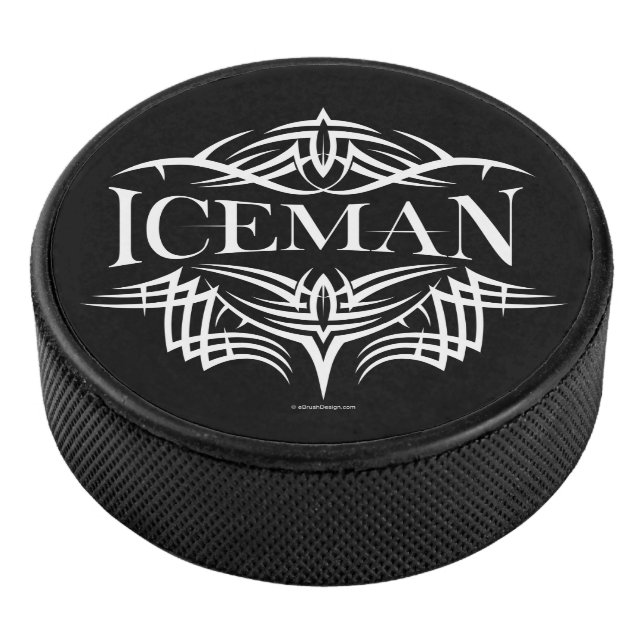 Tribal Hockey (Iceman) Puck (3/4)