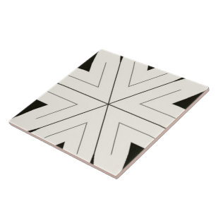 Tribal Home Black & White Tile