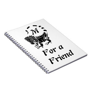 Tribal Iguana Monogram Notebook