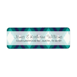 Tribal Ikat Chevron Modern Wedding