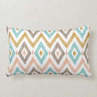 Tribal Ikat Diamonds Lumbar Cushion