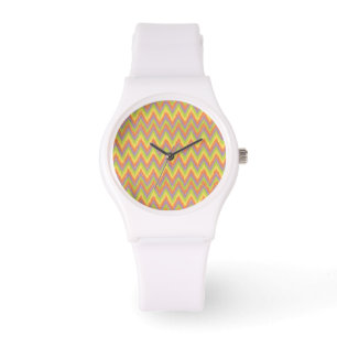 Tribal iKat ZigZag Chevron pattern Watch