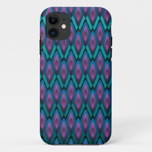 Tribal Ikat Zigzags and Diamonds Pattern iPhone 11 Case