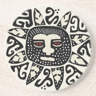 Tribal Indian Sun Spirit Coaster