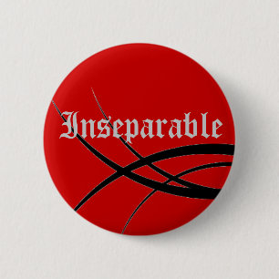 tribal, Inseparable 6 Cm Round Badge