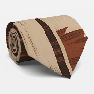 Tribal Inspired Geometric Neck Tie