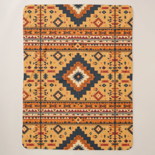 Tribal-inspired Sherpa Blanket