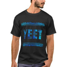 Tribal-Inspired 'YEET' Graphic T-shirt