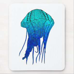 Tribal Jellyfish Mouse Mat