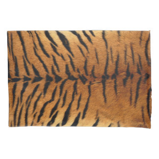 Tribal jungle animal fur Tiger Print Pillowcase