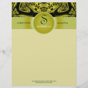 Tribal Jungle (he)Art personalise Stationery Customized Letterhead