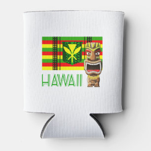 Tribal Kanaka Maoli And Tiki Can Cooler