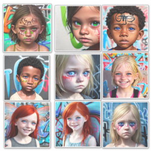 Tribal Kids Urban Futuristic Kids