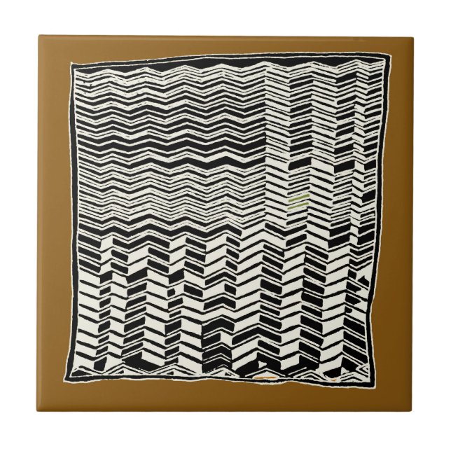 Tribal Kuba Designs Tile (Front)