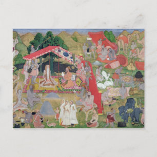 Tribal Leaders Meeting Hermits Postcard