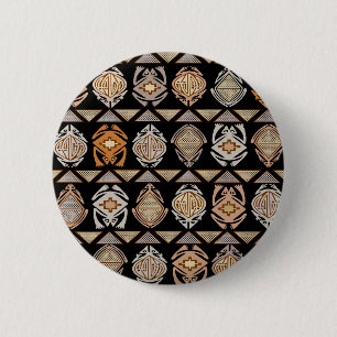 Tribal Leap Frogs 6 Cm Round Badge