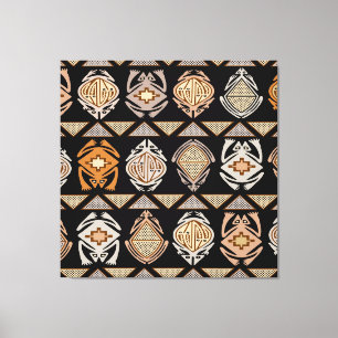 Tribal Leap Frogs Canvas Print