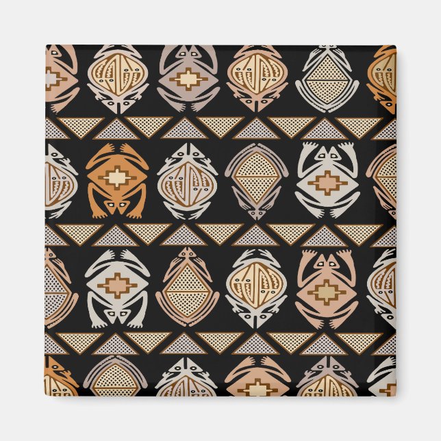 Tribal Leap Frogs Magnet (Front)