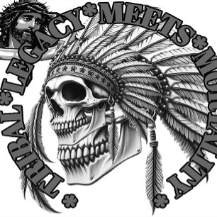 Tribal Legacy Meets Mortality T-Shirt